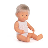 Miniland Doll, Blonde Boy with Down Syndrome