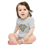 Down Syndrome Superhero 2, Baby short sleeve one piece