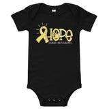 childhood cancer awareness, onesie, bodysuit, baby one piece