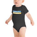 Perfectly Imperfect Blue and Yellow, Baby short sleeve one piece