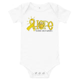 childhood cancer awareness, onesie, bodysuit, baby one piece