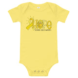 childhood cancer awareness, onesie, bodysuit, baby one piece