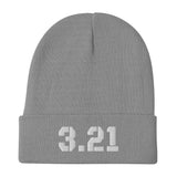 3.21, Down Syndrome Awareness, Embroidered Beanie