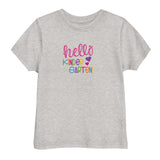 Hello Kindergarten, Back to school shirt, heather grey