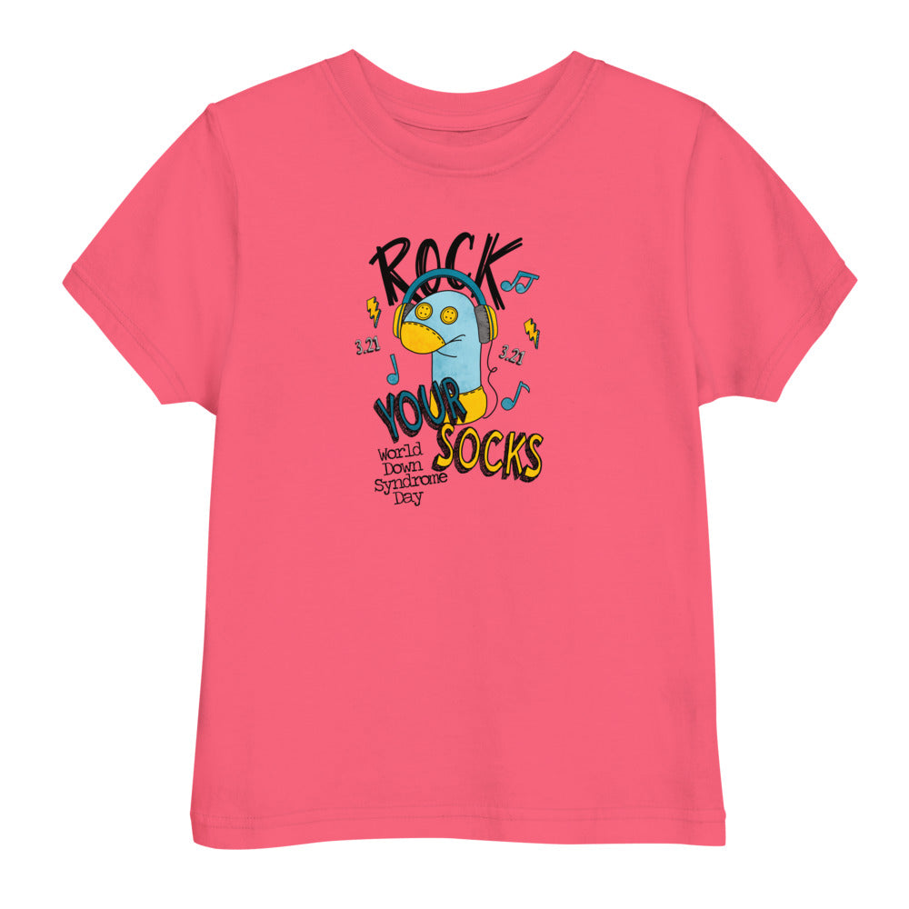 Hændelse, begivenhed Måler Ledsager Rock Your Socks Down Syndrome Awareness Toddler jersey t-shirt – For Kids  By Kids