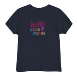 Hello Kindergarten, Back to school shirt, navy