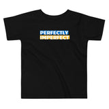 Perfectly Imperfect Blue and Yellow, Toddler Short Sleeve Tee