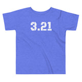 down syndrome awareness toddler kids t-shirt, 3.21, T21