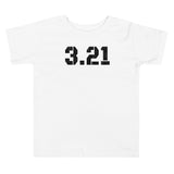 down syndrome awareness toddler kids t-shirt, 3.21, T21