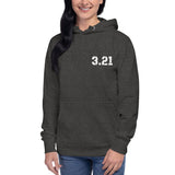 3.21, Down Syndrome Awareness, Distressed, Unisex Hoodie