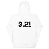 3.21, Down Syndrome Awareness, Distressed, Unisex Hoodie