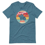 Awesome mama bear, Mama bears and baby bear in a retro, distressed sunset design.