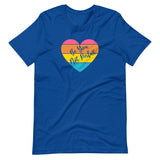 Be You Not Perfect, Retro Heart, Unisex T-shirt, blue