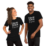 Coffee, teach, repeat, Back To school, teacher shirt
