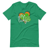 Extra Lucky, Distressed Design, Short-Sleeve Unisex T-Shirt.