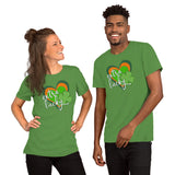 Extra Lucky, Distressed Design, Short-Sleeve Unisex T-Shirt.