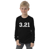 Long sleeve youth tshirt, long sleeve kids shirt, down syndrome awareness,