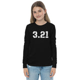 Long sleeve youth tshirt, long sleeve kids shirt, down syndrome awareness,