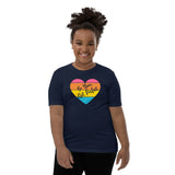 Be You Not Perfect, Retro Heart, Youth T-shirt,