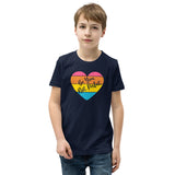 Be You Not Perfect, Retro Heart, Youth T-shirt,