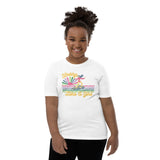 Strong like a girl, surfer girl, white