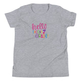 Hello Second Grade, Back to School Shirt, heather grey