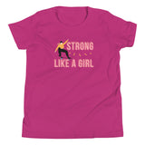 Strong Like A Girl, Skater Edition, Youth Tee
