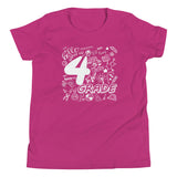 Fourth Grade, Doodle, Back To School, Shirt, Berry