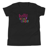 Hello Second Grade, Back to School Shirt, black