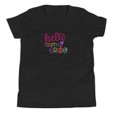 Hello Fourth Grade, Back To School shirt, black