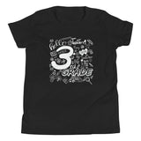 Third Grade, Doodle, Back To School, Shirt, Black