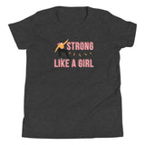 Strong Like A Girl, Skater Edition, Youth Tee
