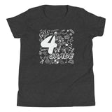 Fourth Grade, Doodle, Back To School, Shirt, Dark Heather Grey