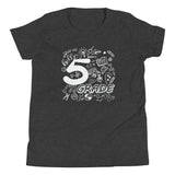 Fifth Grade, Doodle, Back To School, Shirt, Dark Grey Heather