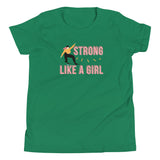 Strong Like A Girl, Skater Edition, Youth Tee