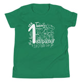 1st Grade, Doodle Design, Back To School Shirt, Green