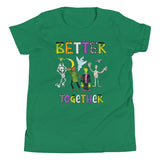 Better Together, Halloween Monsters, Youth Short Sleeve T-Shirt