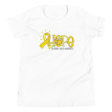Childhood Cancer Awareness, Youth Short Sleeve T-Shirt