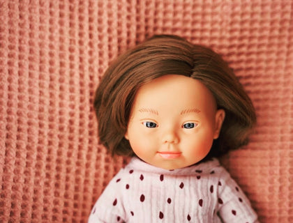 Doll with Down syndrome