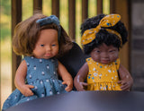 Miniland Doll, Doll with Down syndrome, Girl Doll, Down syndrome doll, African girl doll