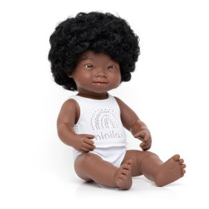 Miniland Doll, African Girl with Down Syndrome