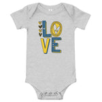 3.21 Love Down Syndrome Awareness Baby short sleeve one piece