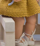Beige Hand-Knit Shoes (FR)