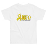 Childhood Cancer Awareness, Hope, Toddler jersey t-shirt