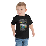 Perfectly Imperfect Multicolor, Toddler Short Sleeve Tee