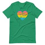 Be You Not Perfect, Retro Heart, Unisex T-shirt, green