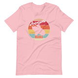 Awesome mama bear, Mama bears and baby bear in a retro, distressed sunset design.