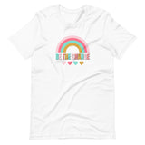 Be The Change, Pink Rainbow, Short-Sleeve Unisex T-Shirt