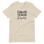 Coffee, teach, repeat, Back To school, teacher shirt