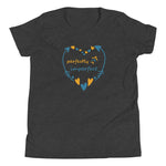 Perfectly Imperfect Heart, Youth Short Sleeve T-Shirt